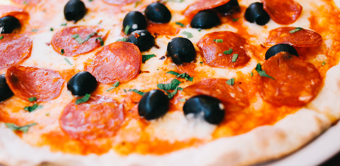 Pizza grecque olives